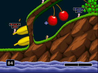 Worms Armageddon screenshot 4 for Nintendo 64